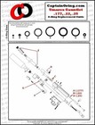 Umarex Gauntlet  177   22   25 Air Rifle Full 2x Captain O-ring Rebuild Kit