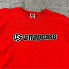 Vintage Snapcase Shirt Men Large Red 90s Hardcore Band Tee Metal Punk Very Rare