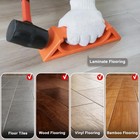 Floor Gap Fixer Tool For Laminate  Vinyl Plank   Hardwood 1pack  Orange