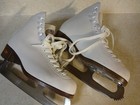 Riedell Ice Figure Skates Women s Size 7 110w - Blades In Exc Cond W  Covers