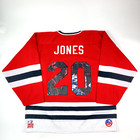 Vtg 90s Athletic Knits Mens United States America Hockey Jersey Liberty Xl