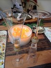 Wedding Champagne Toasting Flutes - Rhinestone  diamond  Studded 