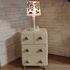 Re-ment 1 6 Dollhouse 7  Mini Retro Lamp And Dresser W Light Chest Nightstand