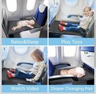 Portable Toddler Airplane Seat Plane Bed Baby Travel Essentials W Bag Footrest