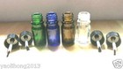 20pcs 5ml Empty Nail Polish Bottle Clear Glass  Four Colors