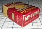 Rare 1940s Full My-t-fine Lemon Flavor Pie Filling Box Nos Gelatin Dessert