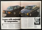 Mint Original  1987 Bmw Sales Brochure Catalog Usa M5 M6 L6 325i 535i  and More 