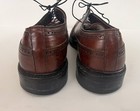 Men s Freeman Vintage  Longwing Brown Leather Lace-up Dress Shoes 10d