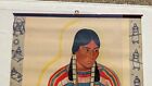 Vintage Great Northern Railway Winold Reiss Mountain Flower Blackfeet Calendar
