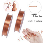 10m Bare Copper Wire Pure Copper Wire T2 Copper Coil Conductive Copper Wire Bare