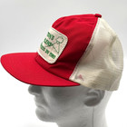 Vintage 80s Mt St Helens Went Topless 1980 Trucker Hat Usa Snapback Red