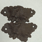  2  Acorn   Oak Drawer Pulls Handles     Antique Victorian Cast Iron Hardware     4 