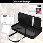 Sheet Music Stand Carrying Case For Music Sheet Clip And Tripod Nylon Storage   