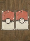 Pok  mon Leather Luggage Tag New Poke Ball New Pack Of 2
