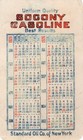 1925 6 Vintage Standard Oil Co  Of New York Pocket Calendar