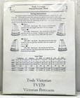 Petticoats Truly Victorian Pattern Tv170 Sz 20  To 40  Waist