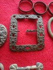 Post-medieval Bronze Rings   Buckles Lot     Authentic Antique Relics