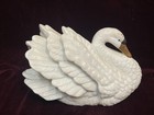 Vintage Royal Heritage Regel Swan Bird Hand Painted Porcelain Bisque Figurine