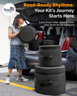 5-piece Drum Case Set - Padded Drum Bags For 22  Kick  12  13  16  Toms   14  Sn