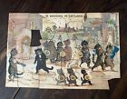 Louis Wain A Wedding In Catland Puzzle Hood   s Sarsaparilla Advertising Antique