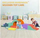 12-piece Colourful Toddler Climbing Blocks With Toy Car