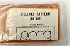 Vintage Tandy Leather  Billfold wallet Pattern kit-  199- Unopened
