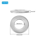 100pcs Flat Washers M8x16mm Stainless Steel Belleville Spring Disc Washers