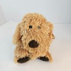 Ty Classic 2003 Calhoun Dog Plush Tysilk Tan Brown Puppy Stuffed Animal Toy