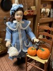 Vintage Artisan Miniature Dollhouse Youth Girl Porcelain Doll 1 12 Scale