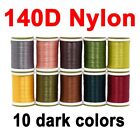 Fly Tying Thread 10 Bright deep Colors 140d High Tensile Nylon 6 0 Tying Thre   