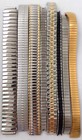 Lot Of 8 Stainless Steel Smaller Ladies   Vintage Expansion Stretch Watch Bands