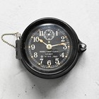 Seth Thomas U s  Navy Mark I Deck Clock With Wooden Box Made In Usa