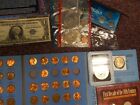Amazing Junk Drawer Coin  Lot Wheat Cents  Mint  Sets  Type Coins  Silver Certi