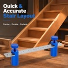 Stair Gauges Set For Framing Square Circular Saw Guide Carpentry Woodworking 90  