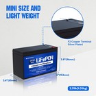 Eco-worthy 2 Pack 102wh 12v 8ah Lifepo4 Lithium Battery For Ups