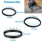 3 Pack Vacuum Belts Replacement For Bissell Proheat 2x Revolution Pet Pro Cleane