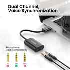 Ugreen Usb Sound Card 3 5mm Audio Adapter For Microphone   Headphones  Ps5 pc