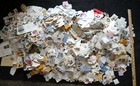 Huge Lot Of 1000 s Of Vintage Canceled Us Postage Stamps On Paper - Collectors