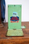 Vintage 1 Cent Ohio Book Matches Coin Op Dispenser Vending Machine Antique Green