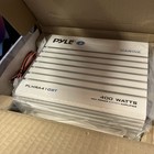 Pyle Plmra400 4 Ch 400 Watt Waterproof Marine Boat Power Audio Amp Amplifier