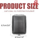 Metal Match Box Case Stainless Steel Matchboxes Matchstick Holder With Friction