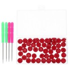 Red Latex Glass Glue Sealing Covers For Mouth Protection Leak Proof 54pcs