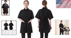 Professional Anti-static Pet Groomer Smock With Easy Front Zipper Closure