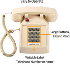 Retro Traditional Landline Phone Ringing Indicator Vintage Corded Desk Telephone