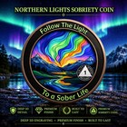     1 Year Sobriety Coin Aa Chip Medallion Alcoholics Anonymous One Year Sober