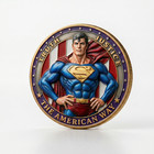 Superman Collectible Challenge Coin Truth Justice The American Way Medallion