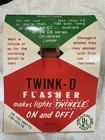 Twink-o Adapter Christmas     Tree Twinkle Light Flasher Blinking 15-100w 120v Nos