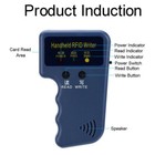 Handheld 125khz Rfid Duplicator Key Copier Reader Writer Id Card Cloner   5 Keys
