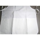 Unisex Canvas Bib Apron With Large Front Pockets Bright White Kitchen Utility
