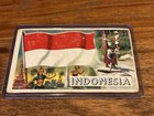 1956 Flags Of The World Indonesia Card  20 Vg